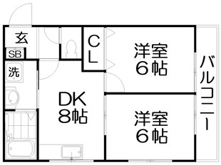 橋爪ビルの物件間取画像